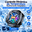 Cooler Magnético para Celular FS05 com RGB, 3 Velocidades e Display de Temperatura | Lar & Beauty