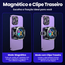 Cooler Magnético para Celular FS05 com RGB, 3 Velocidades e Display de Temperatura | Lar & Beauty