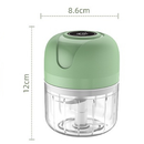 NOVO - Mini Processador Elétrico Recarregável USB 250ml