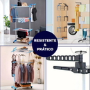NOVO - Varal Chão 3 Andares Roupa 4 Rodas Dobrável Reforçado