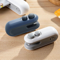 NOVO - Mini Seladora Portátil USB 2 em 1: Sela e Corta Sacos Plásticos em Segundos | Embalagens Perfeitas