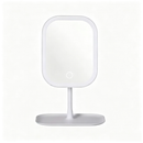 Espelho LED de Mesa Touch Recarregável USB com 3 Cores de Luz e Porta-Objetos | Lar & Beauty