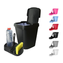 Novo - Kit Pia 3 Peças – Lixeira 4,8L, Porta Detergente e Rodinho de Pia em Plástico Resistente