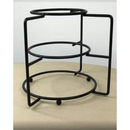 NOVO - Organizador Suporte De Pratos Luxo Preto Black 3 Andare
