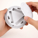 Kit 3/6/9/12 Luminária Spot Led Redondo Com Controle Luz Fria ou Quente Auto Colante Bivolt