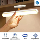NOVO - Lâmpada de LED Recarregável com Base Magnética, para Sobrepor, Sem Fio, Toque e Luz Ajustável