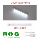 NOVO - Lâmpada de LED Recarregável com Base Magnética, para Sobrepor, Sem Fio, Toque e Luz Ajustável