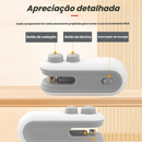 NOVO - Mini Seladora Portátil USB 2 em 1: Sela e Corta Sacos Plásticos em Segundos | Embalagens Perfeitas